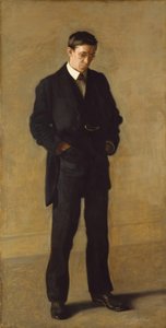 考える人：ルイ・N・ケントンの肖像 作： Thomas Cowperthwait Eakins
