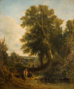 イギリスの風景、1829年。 作： Thomas Creswick