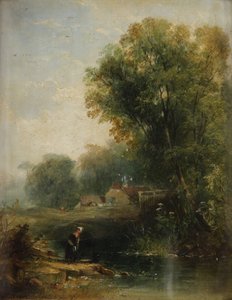 ケントの戦いの近く 作： Thomas Creswick
