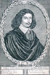 ジョン・ギャンブル（c.1630-87）（エングレーヴィング） 作： Thomas Cross