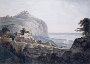 ビハール、ロータスガルの北西ビュー 作： Thomas Daniell