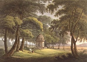 ベンガル、ムーア人女性の墓」ジョセフ・コンスタンティン・スタドラー（1780-1812年）の彫刻、エドワード・オルム（1774-1820年）による1803年のリトグラフ版。
