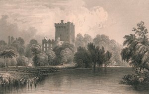 「ブラーニー城、コーク社」、1831 年。 作： Thomas Dixon