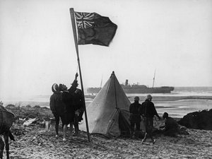 1911年12月、モロッコ沿岸のデリーの残骸