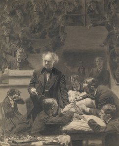 グロスクリニック、1875-76。 作： Thomas Eakins