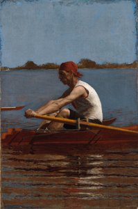 シングルスカルのジョン・ビグリン 作： Thomas Eakins