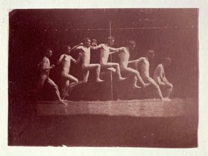 マレー ホイール ジョージ レイノルズの写真、1884 年。 作： Thomas Eakins