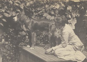 [マーガレット・イーキンズとハリー]。 作： Thomas Eakins