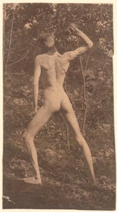 投石器、c。 1883年。 作： Thomas Eakins