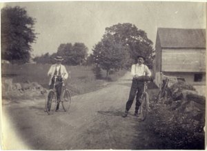 自転車のサミュエル・マレーとベンジャミン・イーキンス、c。 1895-1899。