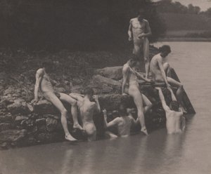 "水泳 "の研究 作： Thomas Eakins