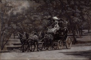 フェアマン・ロジャーズ・フォー・イン・ハンド (公園での5月の朝) 作： Thomas Eakins