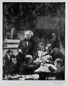 グロスクリニック、1876年。 作： Thomas Eakins