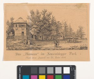 Das "Hameau" im Neuwaldegger Park