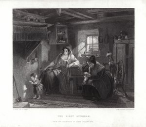 最初の太陽光線 作： Thomas Faed