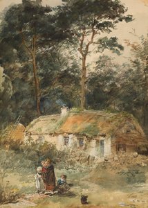 略奪の家 作： Thomas Faed