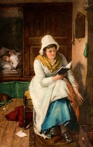 「子供たちが眠っているとき」、1908-1909