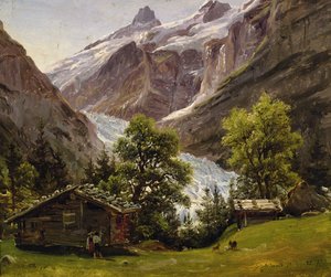 グリンデルヴァルト、スイス 作： Thomas Fearnley