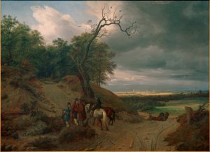 雷雨の後のミュンヘン 作： Thomas Fearnley