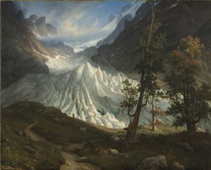 グリンデルワルト氷河 作： Thomas Fearnley