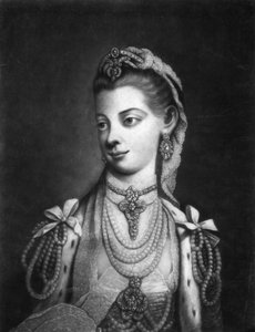 シャーロット、英国のジョージ3世の女王の配偶者 作： Thomas Frye