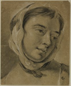 女性の頭 作： Thomas Frye