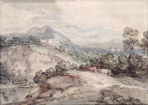 丘陵地帯 作： Thomas Gainsborough