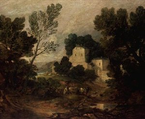ロマンチックな風景 作： Thomas Gainsborough