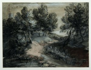 ウッドランドロードの材木ワゴン、1775-80 作： Thomas Gainsborough