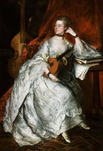 アン・フォード（後のフィリップ・シックネス夫人） 作： Thomas Gainsborough