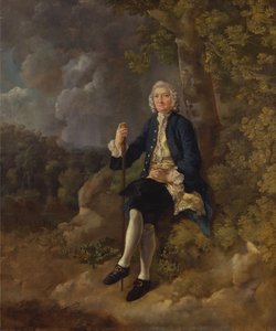 クレイトン・ジョーンズ、1744 年から 1745 年。 作： Thomas Gainsborough
