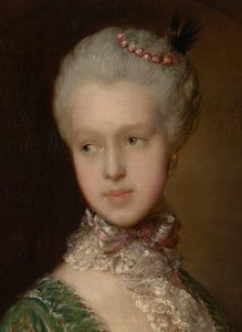 エリザベス・ロッテスリー、後にグラフトン公爵夫人 作： Thomas Gainsborough