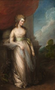 ジョージアナ、デヴォンシャー公爵夫人、1783 年。 作： Thomas Gainsborough