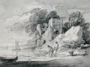セーヌ網の運搬 作： Thomas Gainsborough