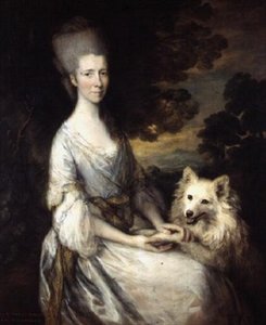 ジェーン、レディ・ウィッチコート 作： Thomas Gainsborough