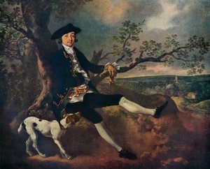 ジョンプランピン、c1752 作： Thomas Gainsborough