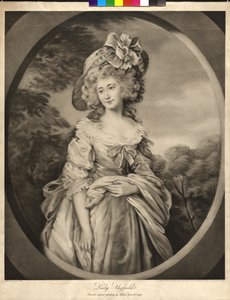 レディ・シャーロット・ソフィア・シェフィールド 作： Thomas Gainsborough