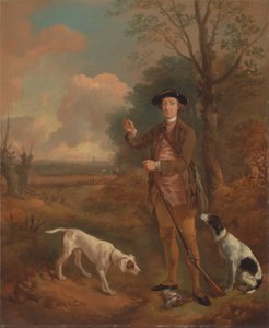 サフォーク州タニントン出身のジョン・デイド少佐。 1755年。 作： Thomas Gainsborough