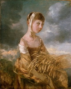 マーガレット ゲインズバラの落葉、1750 年代後半 作： Thomas Gainsborough