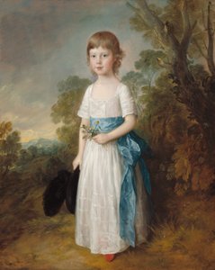 マスター ジョン ヒースコート、c. 1771-72年（キャンバスに油彩） 作： Thomas Gainsborough