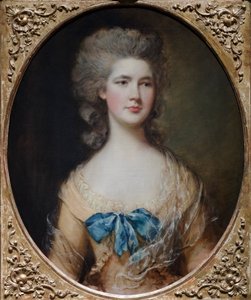 ミス・フィラデルフィア・ロウリー 1783年頃（油彩・キャンバス） 作： Thomas Gainsborough