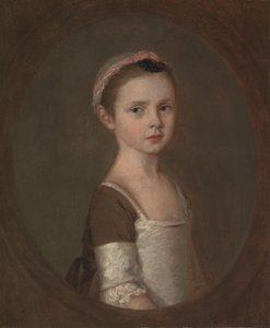 ミス・スザンナ・ガーディナー 1752年から1818年、1758年から1759年の間。 作： Thomas Gainsborough