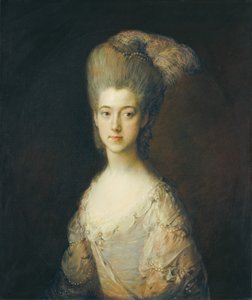 ポール・コブ・メシューエン夫人、c。 17761777。 作： Thomas Gainsborough