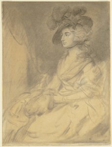 サラ・シドンズ夫人 作： Thomas Gainsborough