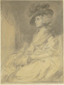 サラ・シドンズ夫人 作： Thomas Gainsborough