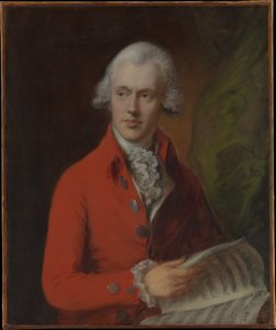 チャールズ・ルソー・バーニーの肖像（1747–1819） 作： Thomas Gainsborough