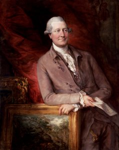 ジェームズ・クリスティーの肖像（1730-1803） 作： Thomas Gainsborough