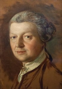 ジョシュア・カービーの肖像（1716-1774）、1754-56年頃（キャンバスに油彩） 作： Thomas Gainsborough