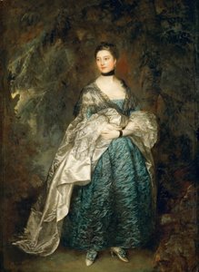 レディ アルストンの肖像、ガートルード ダーンフォード 1731-1807、1760 年。 作： Thomas Gainsborough