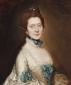 グリーン・リーのアン・フューリー夫人の肖像 作： Thomas Gainsborough
